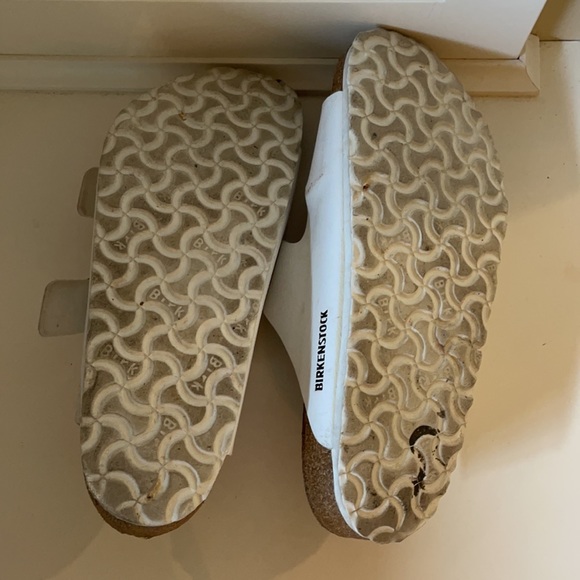 White Birkenstock Sandals - Picture 4 of 4